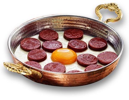 Eggs with Turkish Sausage