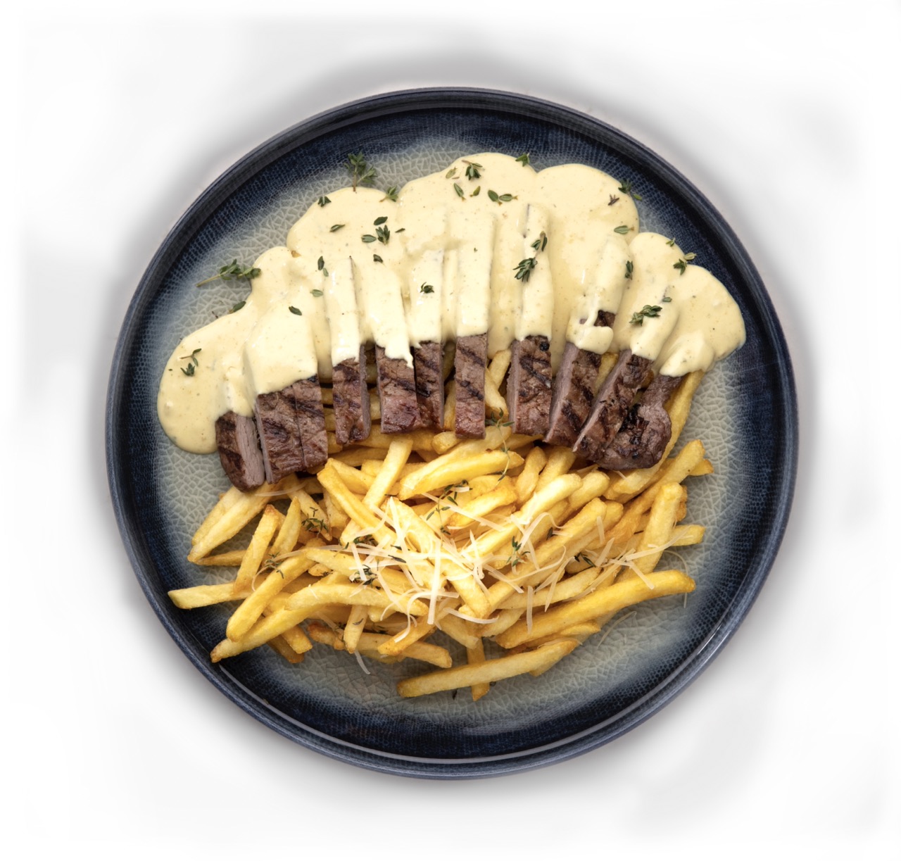 Steak with Café de Paris Sauce (95)