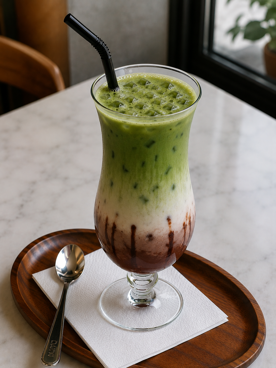 Chocolate Matcha (Iced)