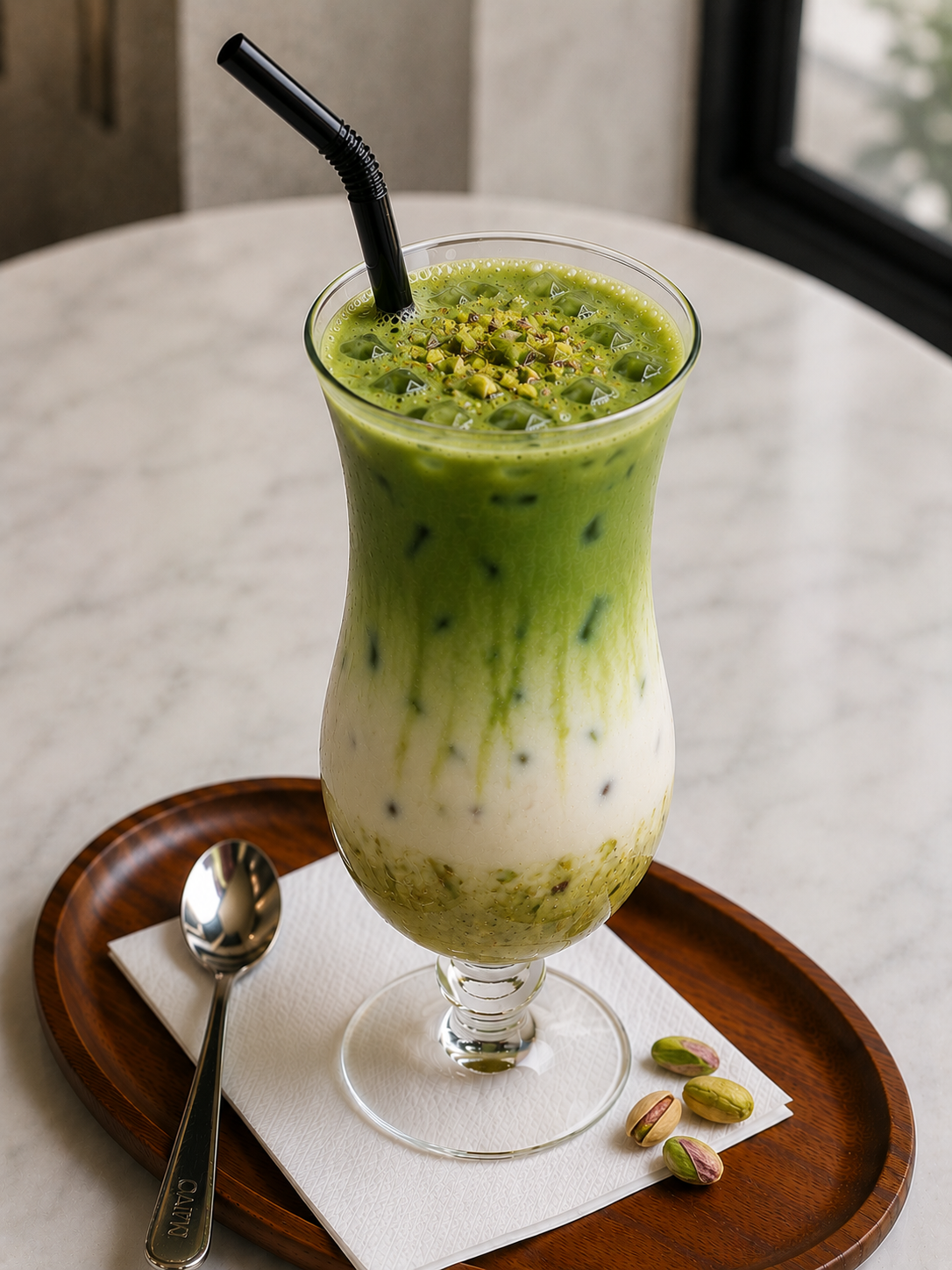 Pistachio Matcha (Iced)
